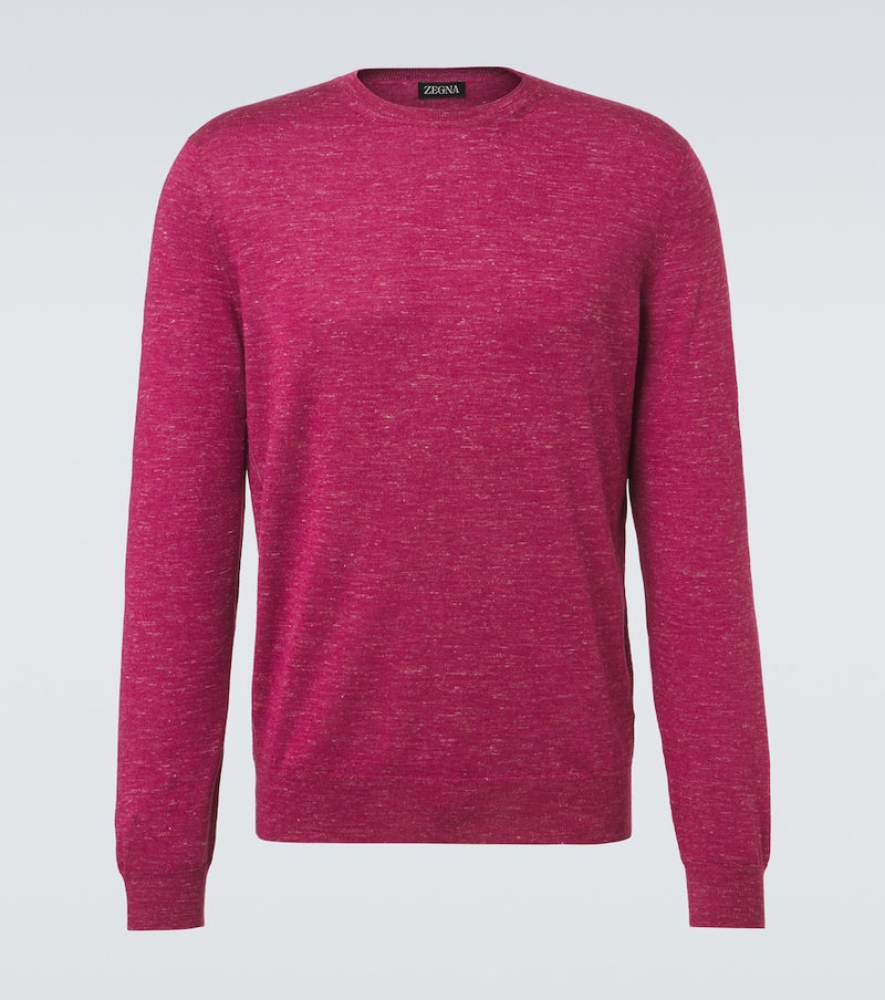 Zegna Silk, cashmere, and linen sweater