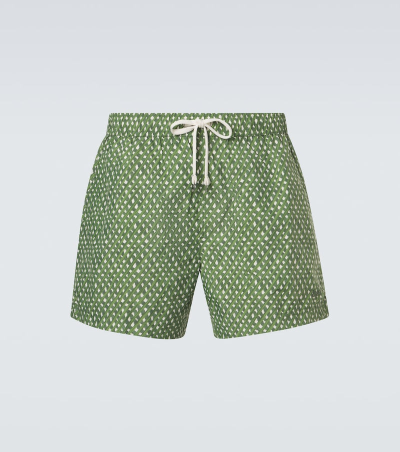 Zegna Printed swim trunks