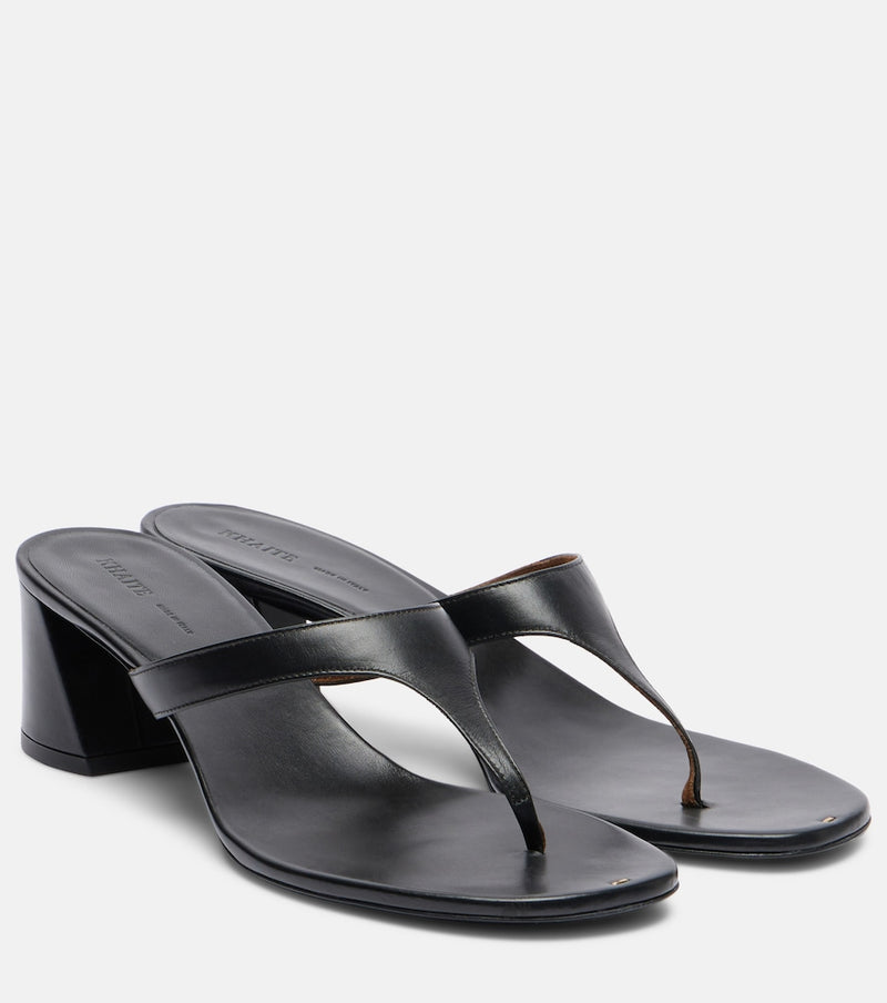 Khaite Archer leather thong sandals