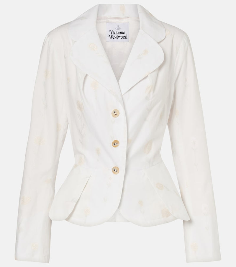 Vivienne Westwood Bettina floral cotton-blend blazer