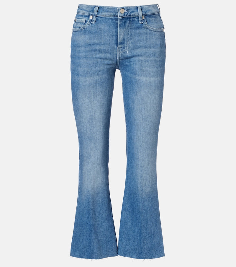 7 For All Mankind Dojo cropped flared jeans