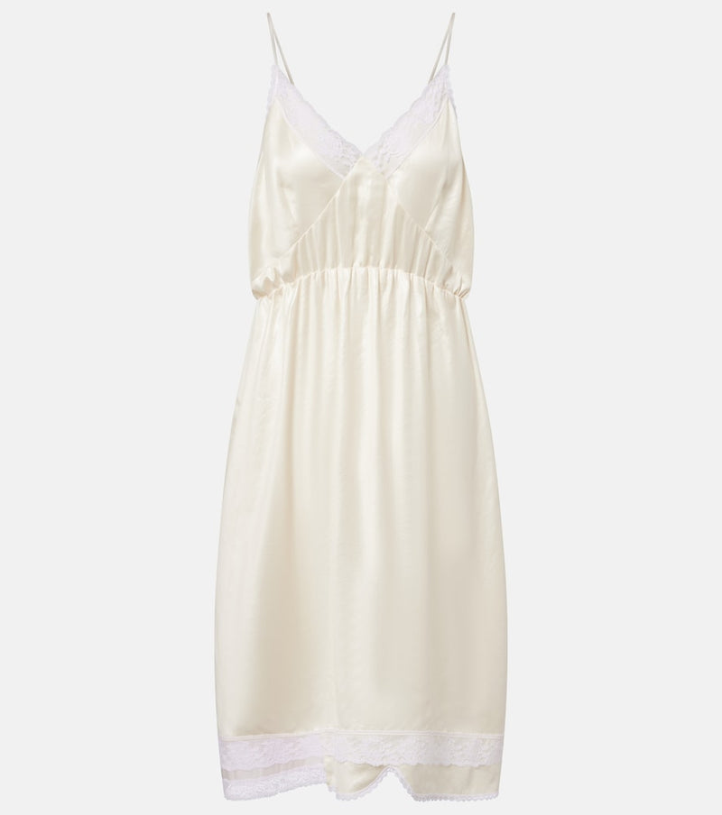 Magda Butrym Lace-trimmed slip dress