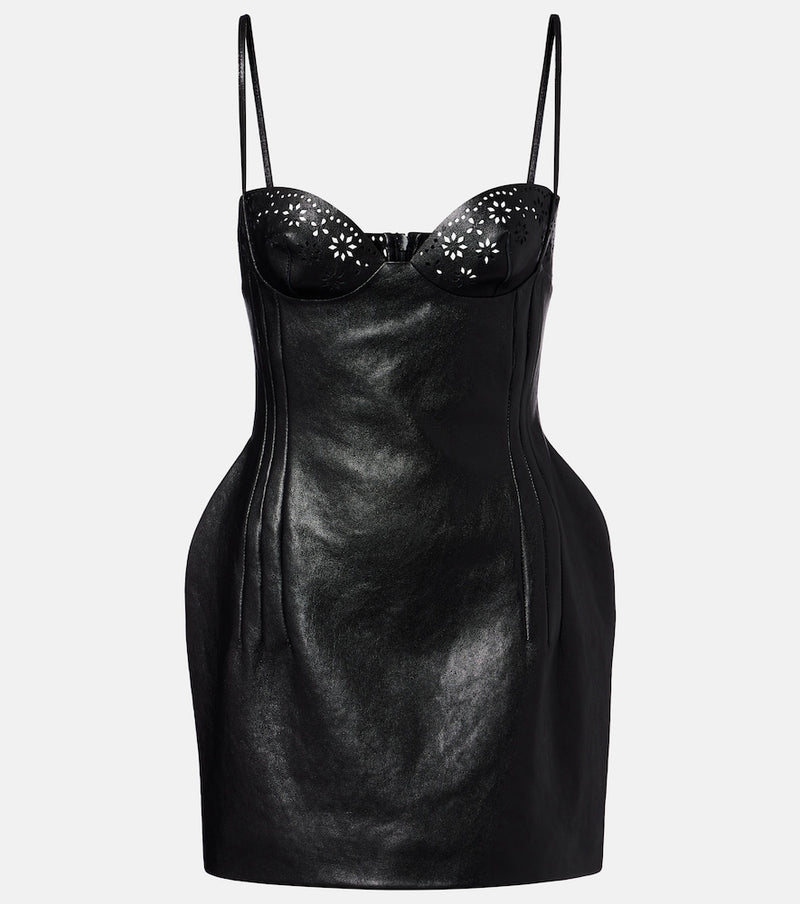 Magda Butrym Leather minidress