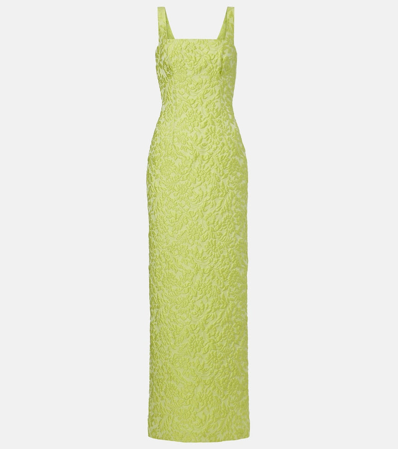 Emilia Wickstead Micheline floral cloque gown
