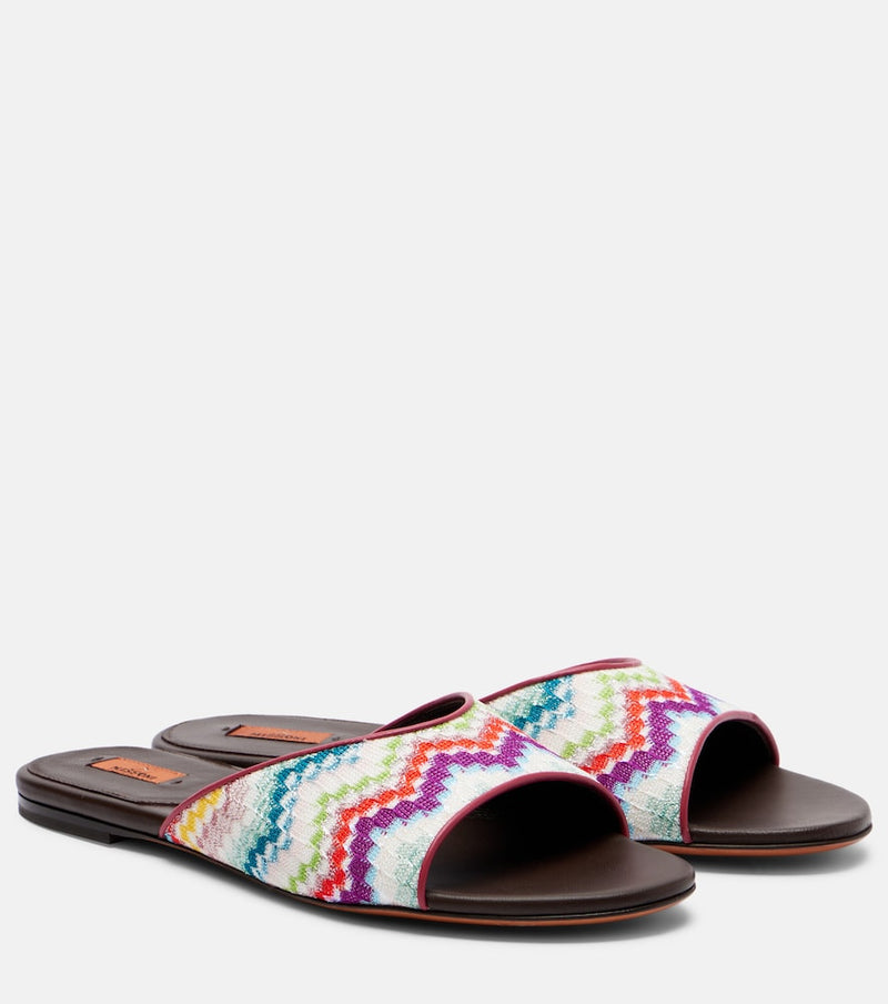 Missoni Liza Zigzag mules