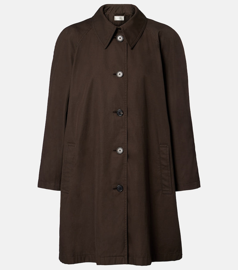 The Row Hawkins cotton and cashmere car coat