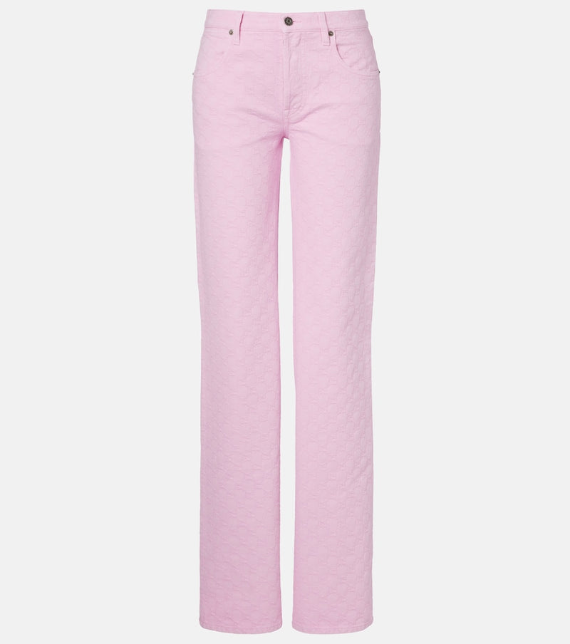 Gucci GG jacquard straight jeans