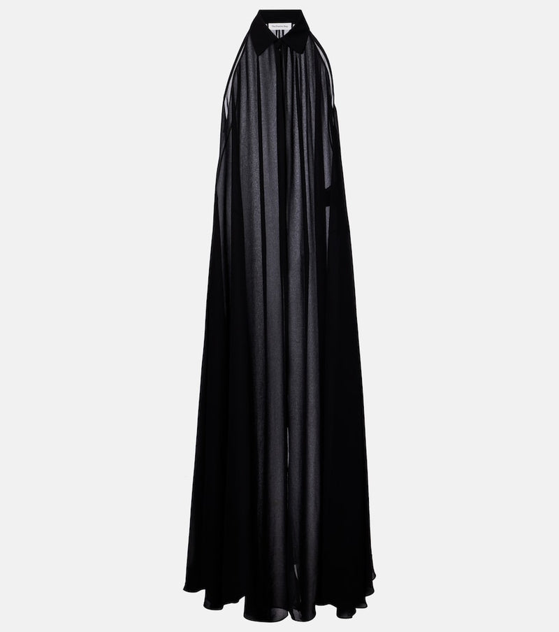 The Frankie Shop Sukie sheer maxi dress
