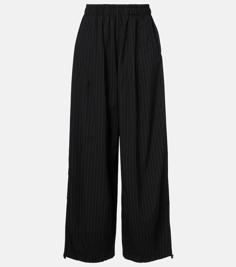 The Frankie Shop Oakdale pinstripe wide-leg pants