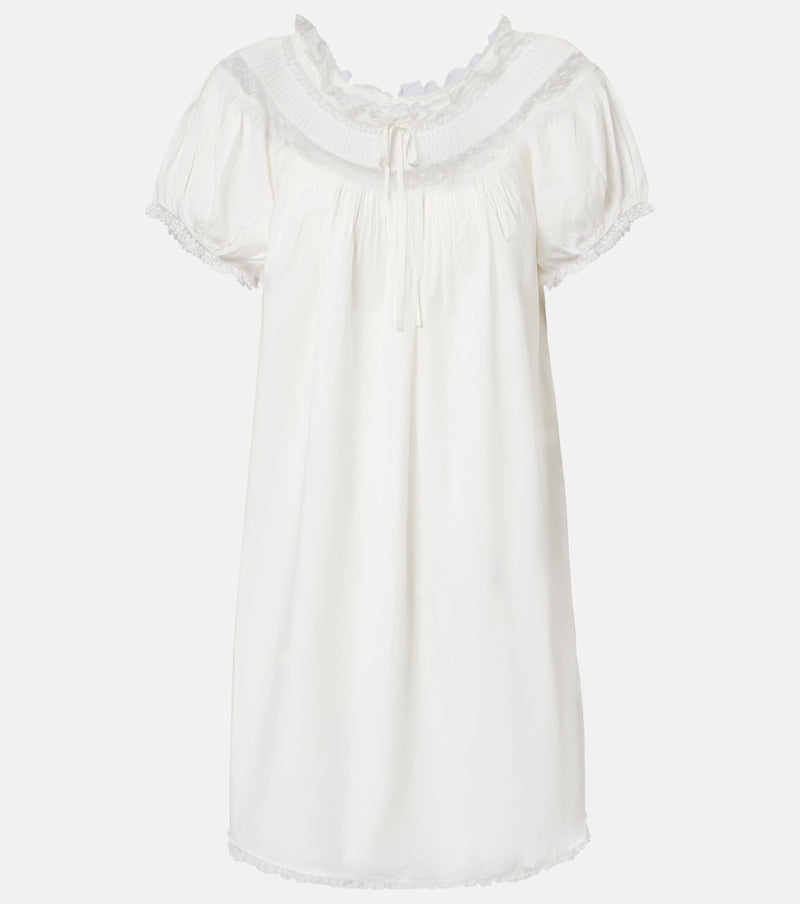 Doen Daphne cotton poplin minidress