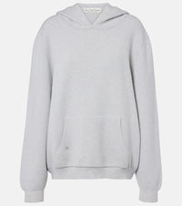 God's True Cashmere Cashmere hoodie with rose quartz