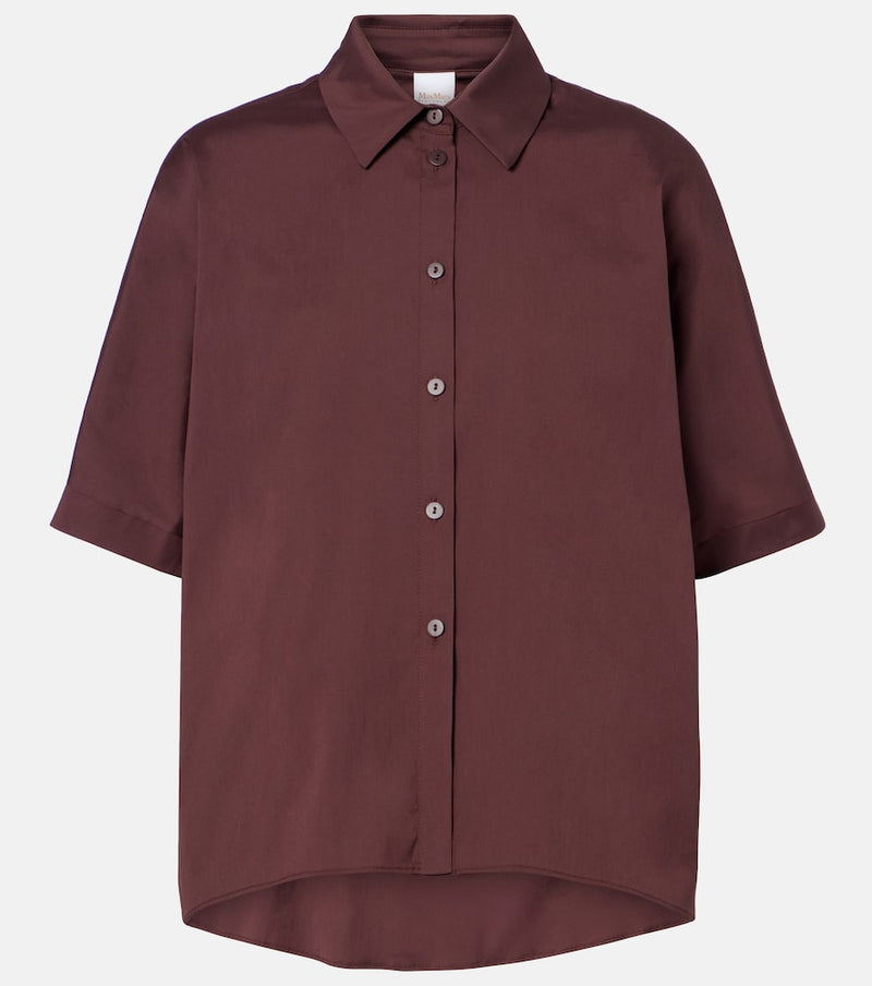 Max Mara Pittura cotton-blend shirt