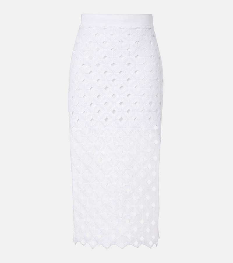 Max Mara Zorro macrame midi skirt