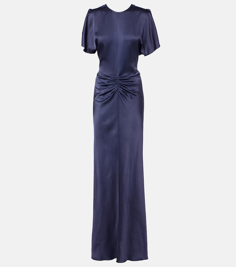 Victoria Beckham Isabella gathered satin gown