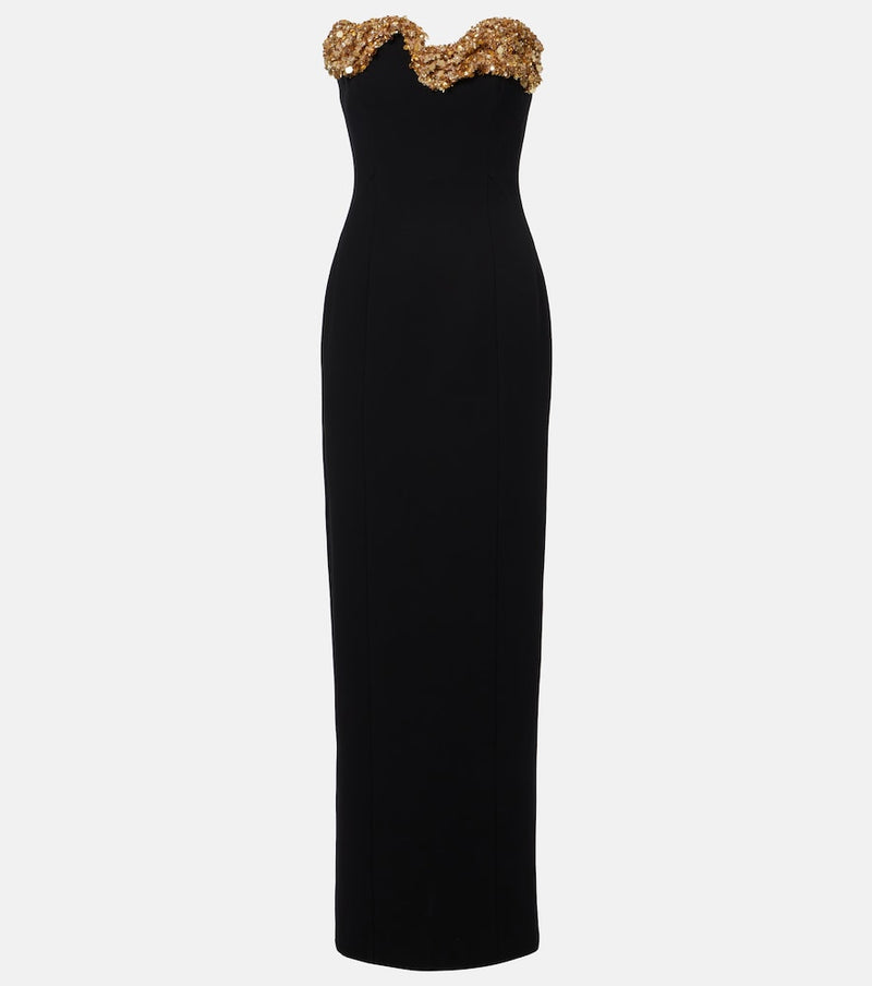 Rachel Gilbert Lucca embellished gown