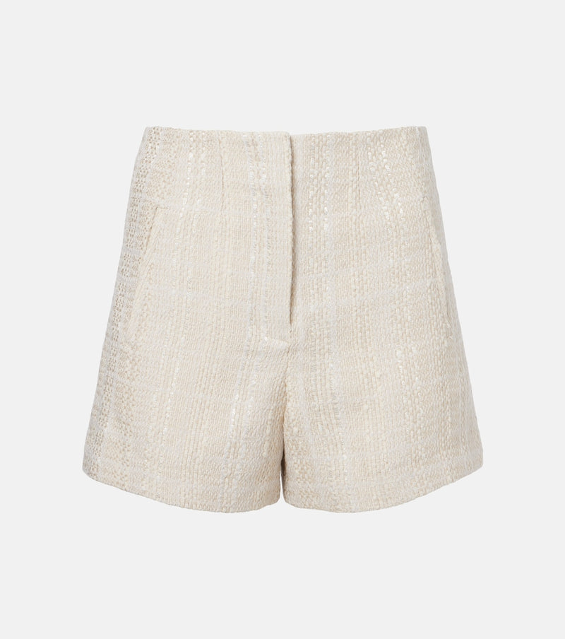 Veronica Beard Jazmin cotton-blend tweed shorts