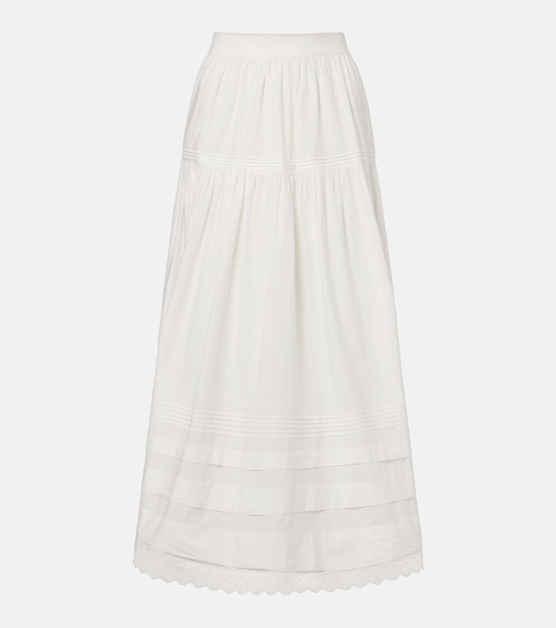 Doen Sebastiane cotton poplin maxi skirt