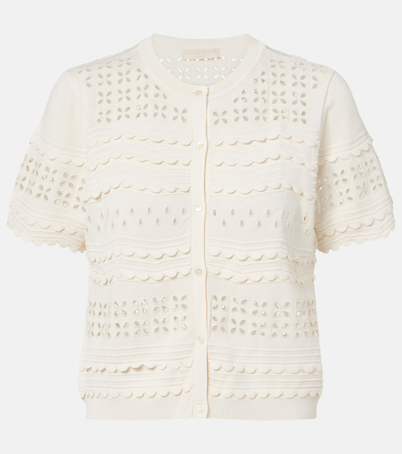 Ulla Johnson Abriana eyelet cardigan