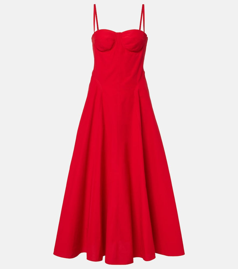 Ralph Lauren Collection Marigot cotton-blend midi dress