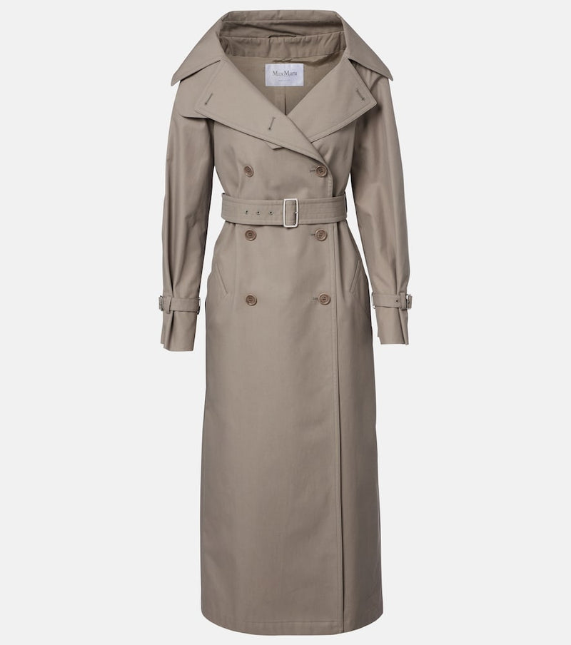 Max Mara Pancia cotton gabardine trench coat
