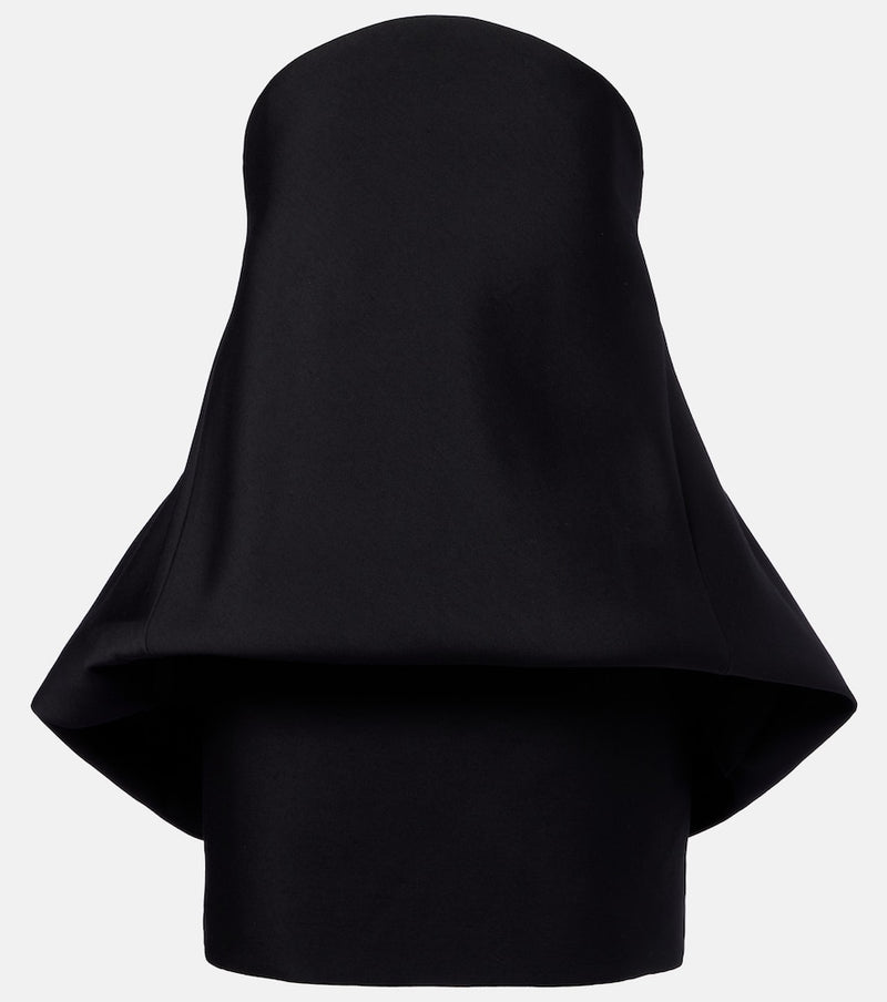 Balenciaga Peplum bustier dress