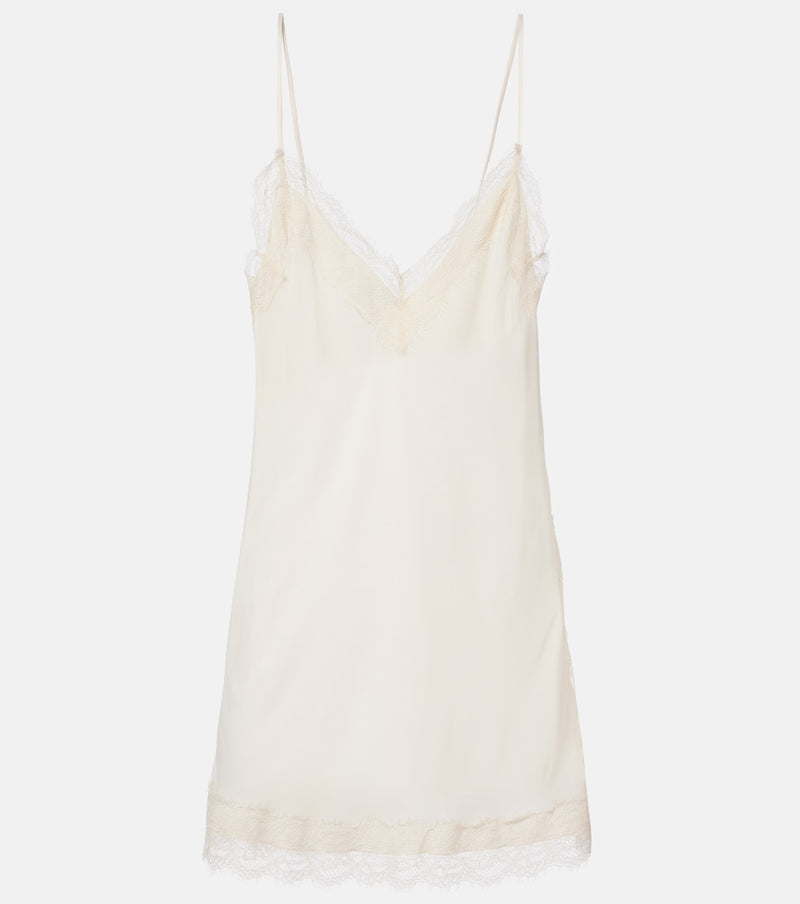 Rohe Lace-trimmed satin camisole