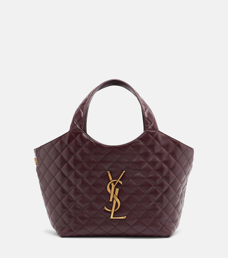 Saint Laurent Icare Cassandre Medium quilted leather tote bag
