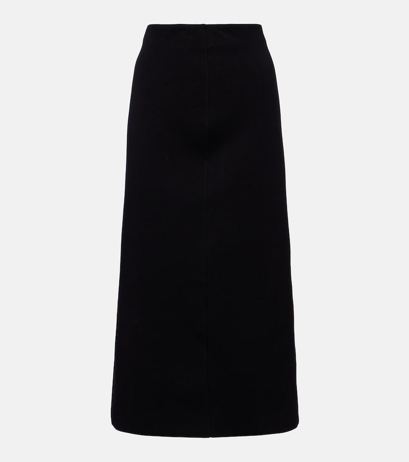 S Max Mara Cadmio cotton-blend midi skirt
