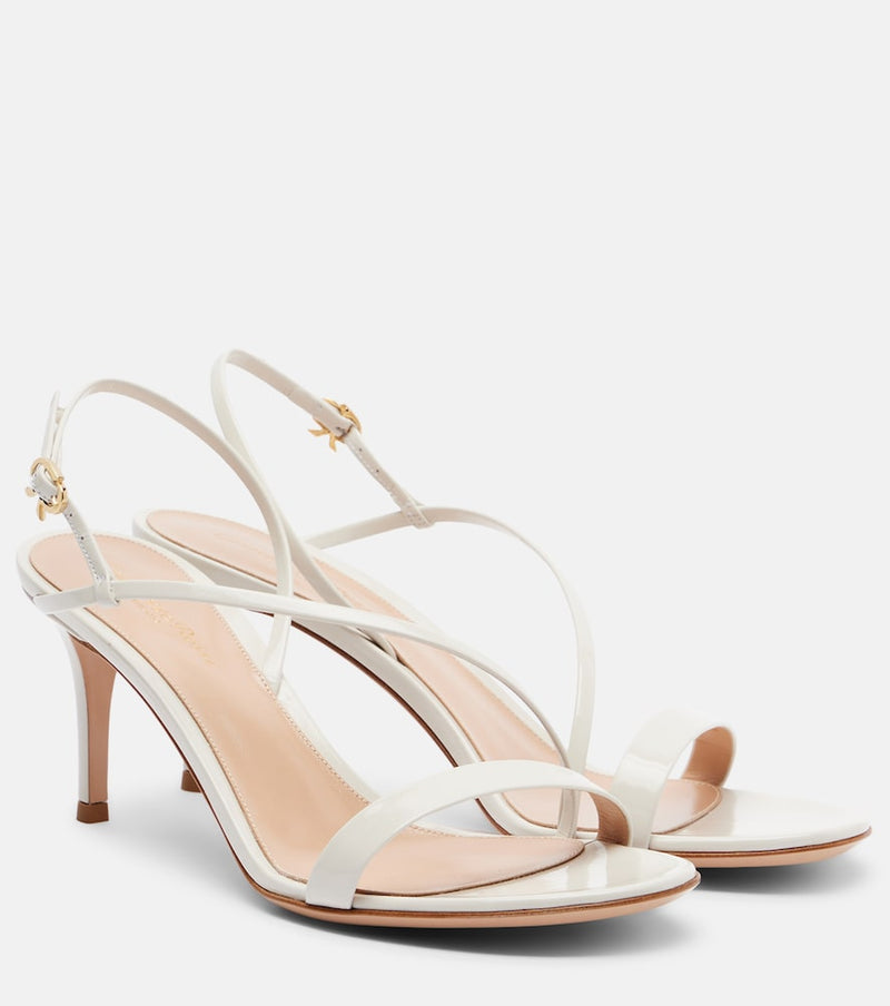 Gianvito Rossi Manhattan patent leather sandals