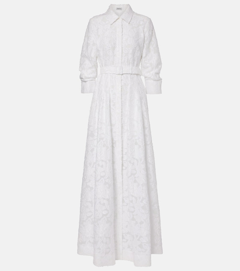 Simkhai Courtney organza jacquard gown