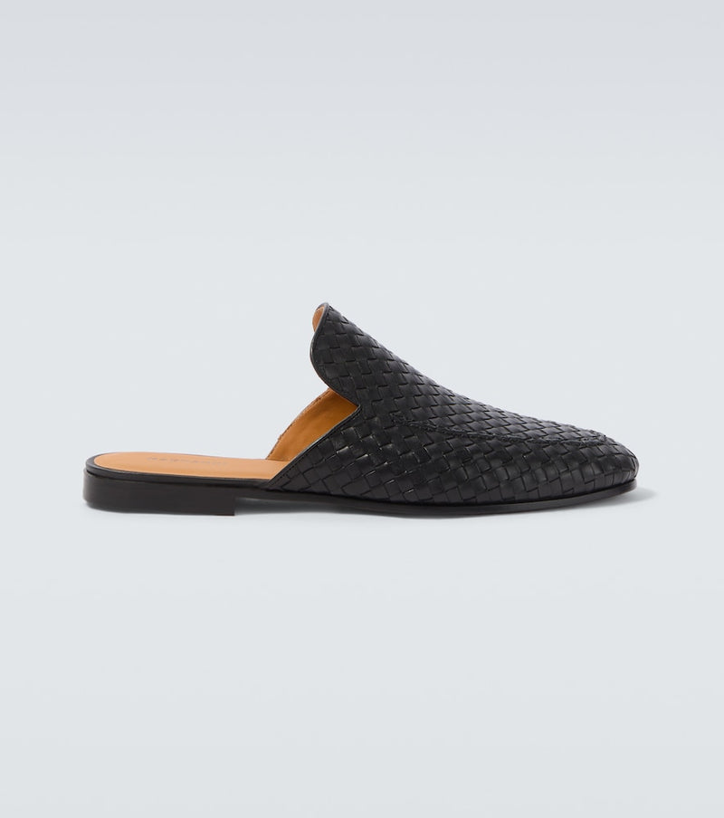 Magnanni Woven leather mules