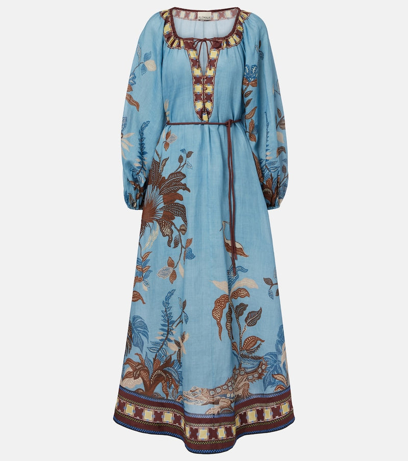 Alemais Georgie printed beach dress