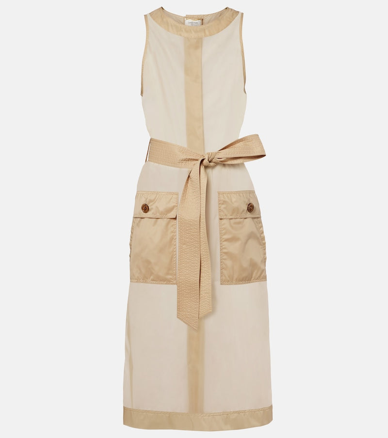Saint Laurent Semi-sheer midi dress