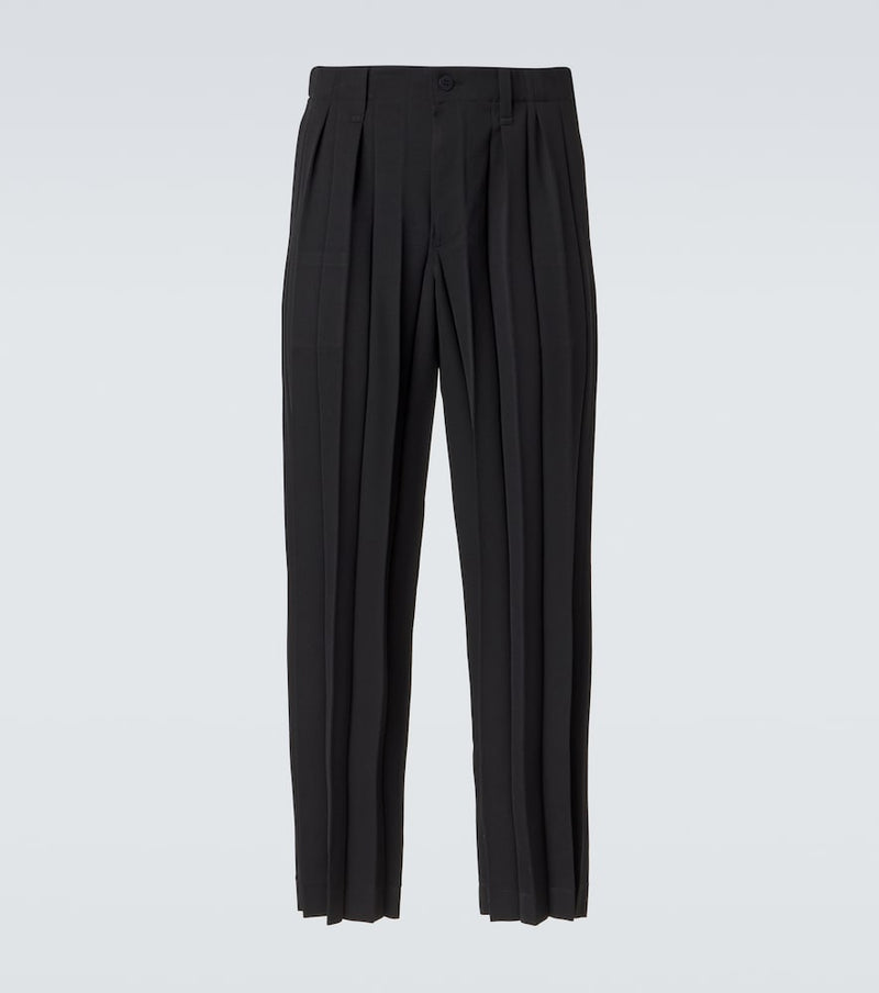 Homme Plisse Issey Miyake Edge Ensemble pleated straight pants