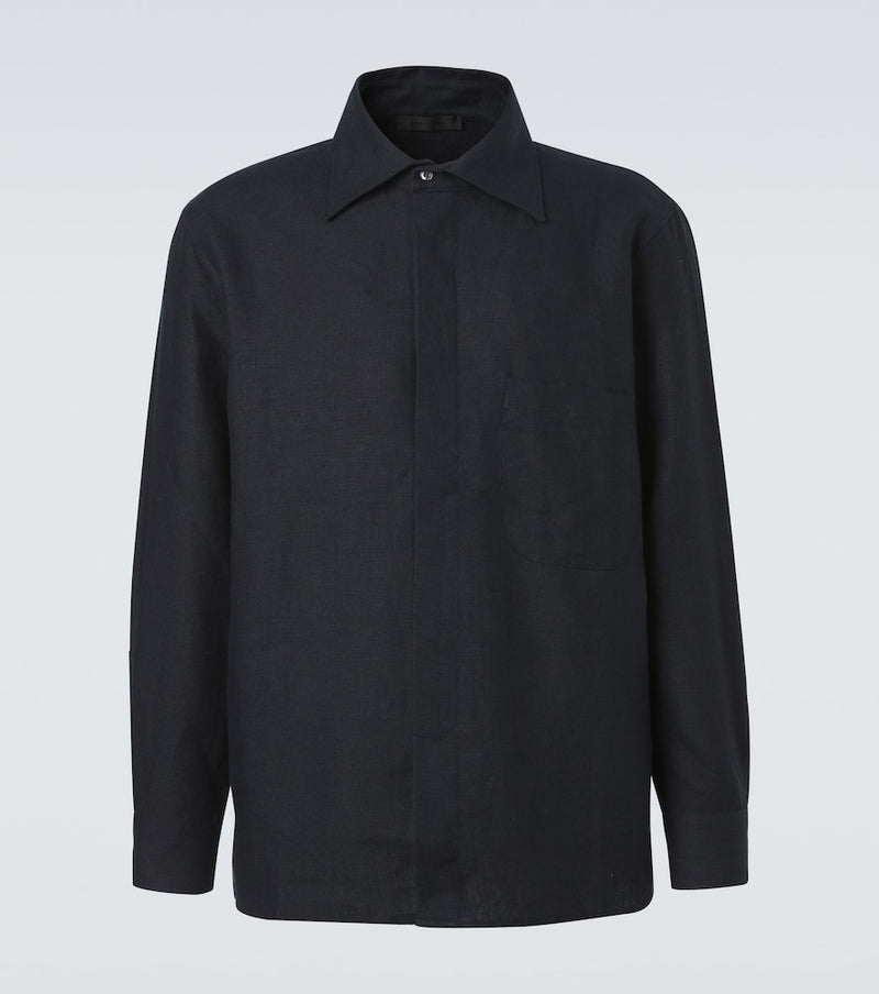Saman Amel Linen overshirt