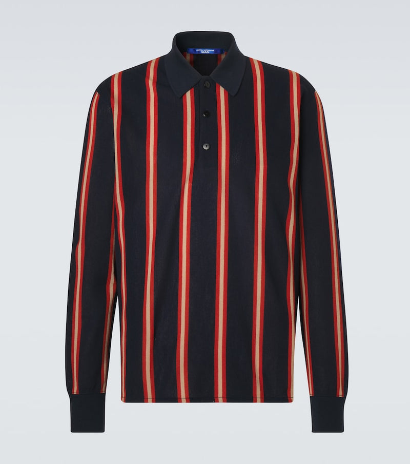Junya Watanabe Striped wool polo shirt