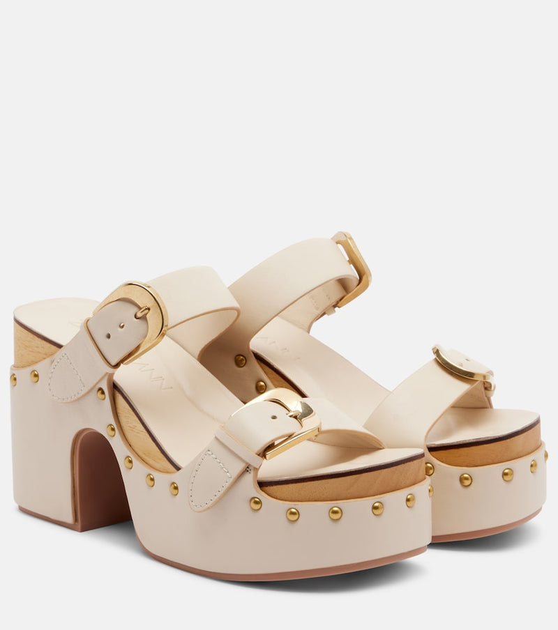 Zimmermann Alight studded leather platform sandals