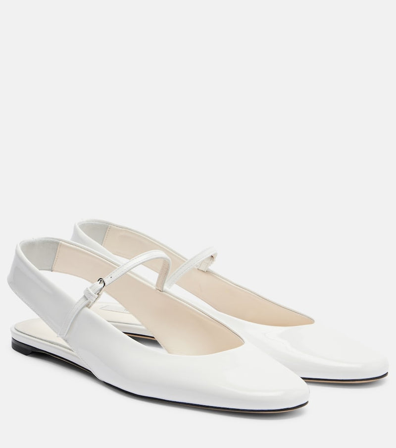 Toteme Patent leather Mary Jane flats