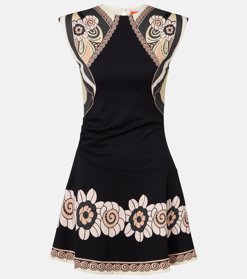 La DoubleJ Lela printed jersey minidress