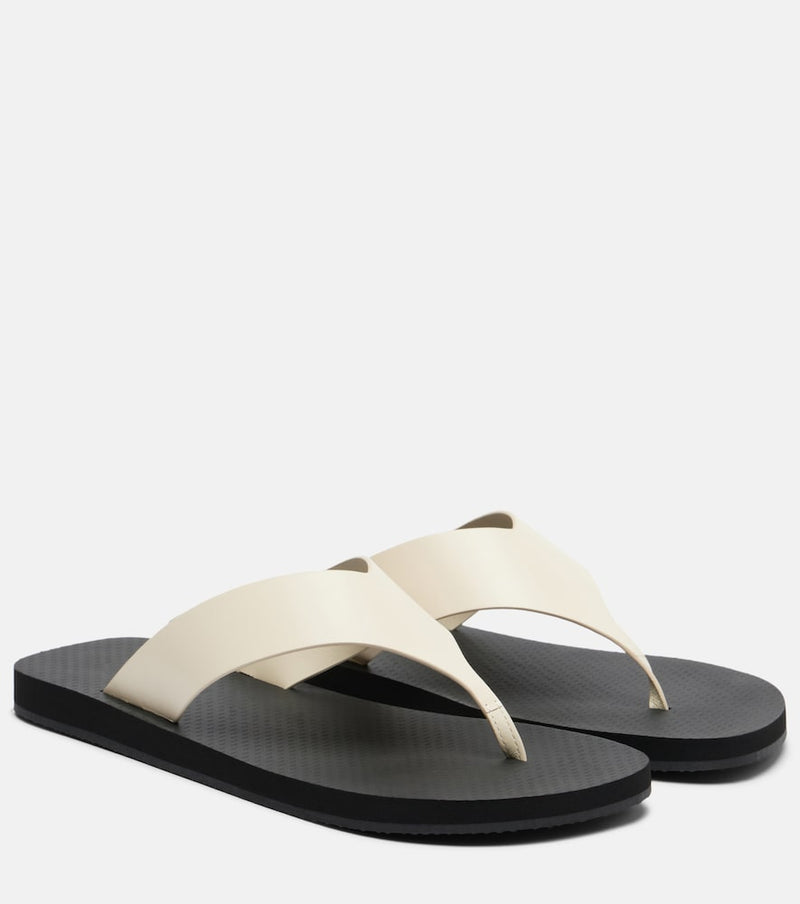 The Row Dune Classic leather thong sandals