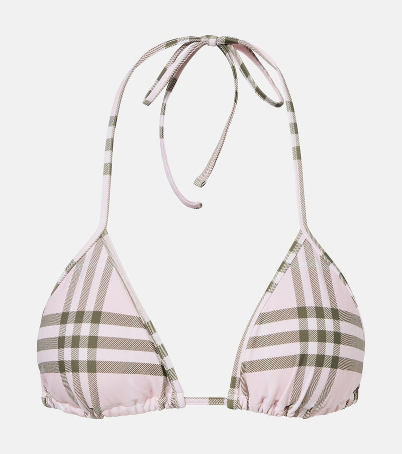 Burberry Burberry Check bikini top