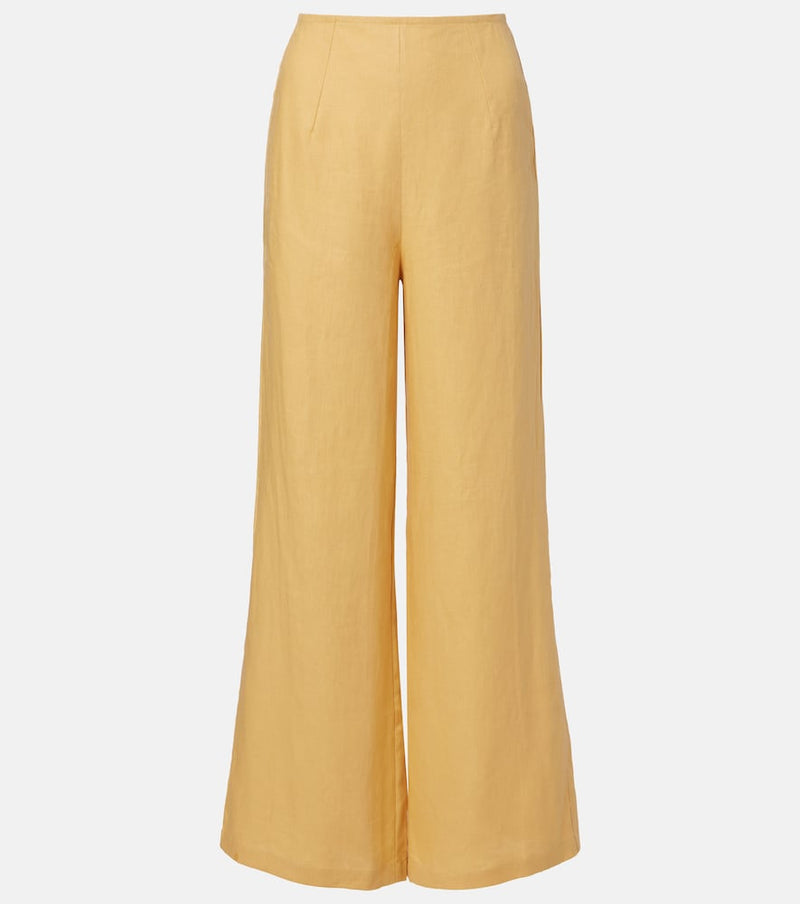 Faithfull Syna linen wide-leg pants