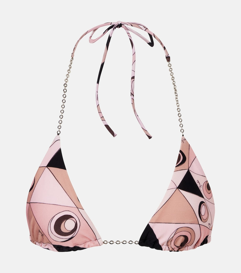 Pucci Occhi chain-detail bikini top