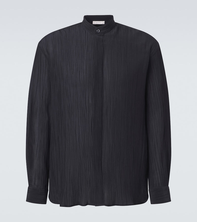 Umit Benan Bruce linen and cotton shirt