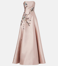 Costarellos Mavia embellished corset gown