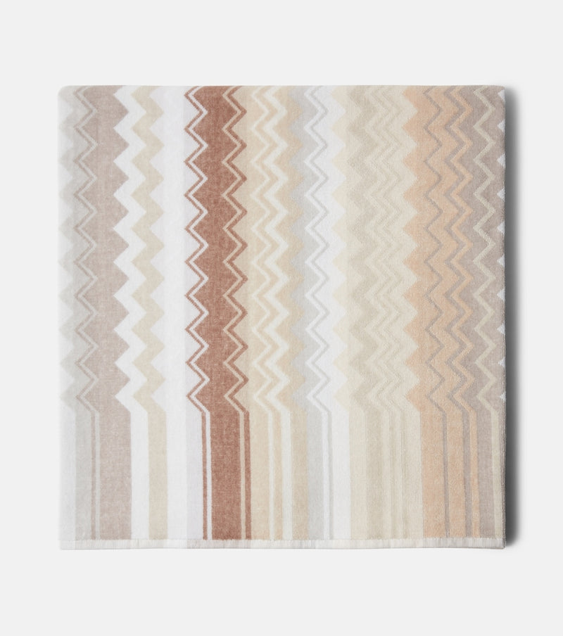 Missoni Giacomo Zigzag cotton terry bath sheet
