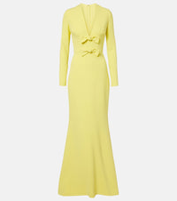Elie Saab Bow-detail cady gown
