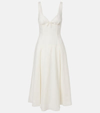Faithfull Adalee linen midi dress