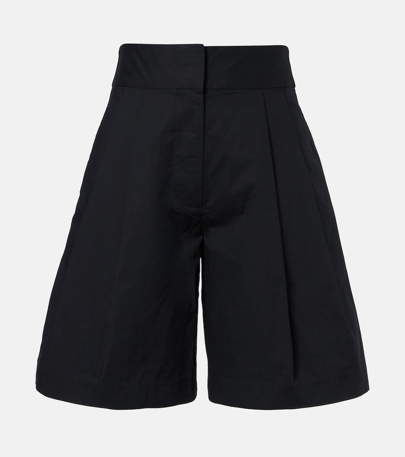 Proenza Schouler White Label Clio cotton-blend Bermuda shorts