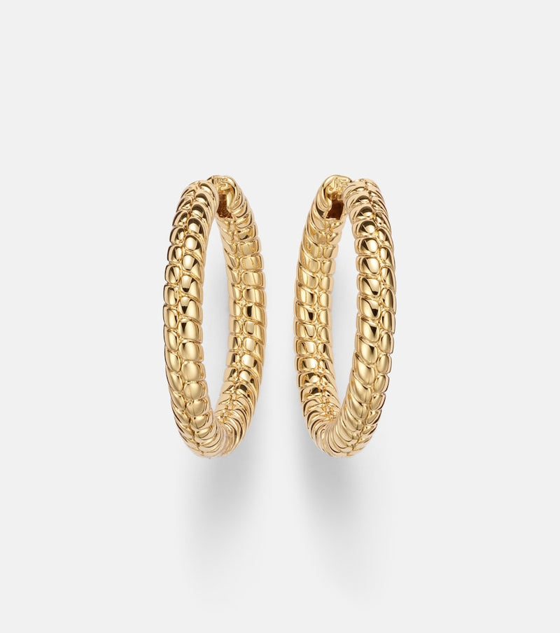 Jennifer Fisher Madison Avenue 10kt gold-plated hoop earrings